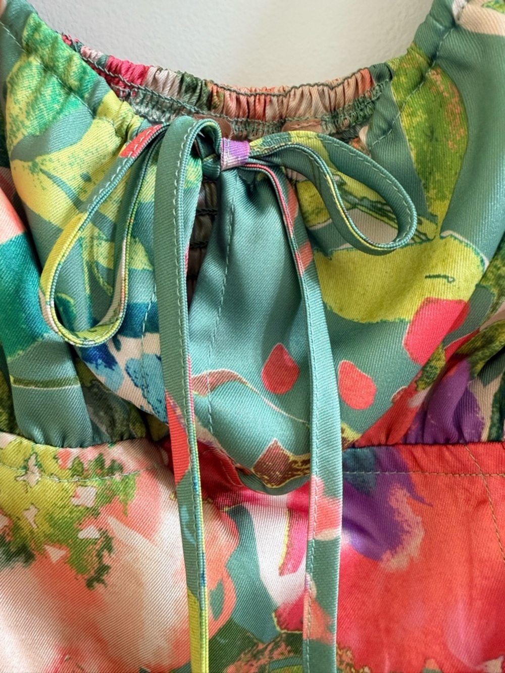 Evolutionary Floral Lace-Trim Corset Crop Top – NWT Size S - Picture 6 of 11